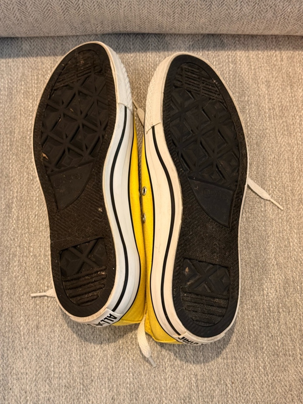 Converse Yellow Canvas Low-Top Sneakers - Picture 7 of 7